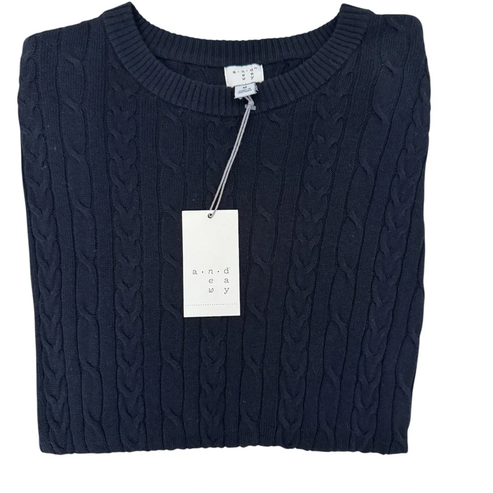 NWT - Black Cable Knit Sweater - Picture 1 of 2